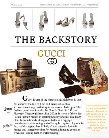 gucci back story